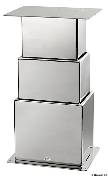 Gamba tavolo elettrica Square a due o tre stadi