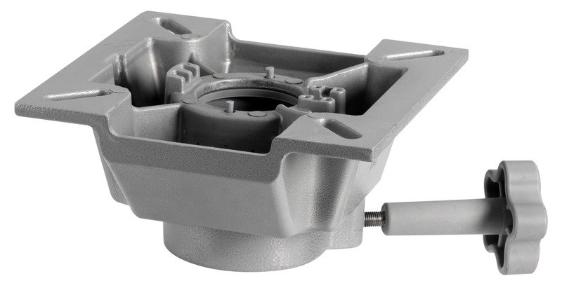 Gamba tavolo tritelescopica removibile