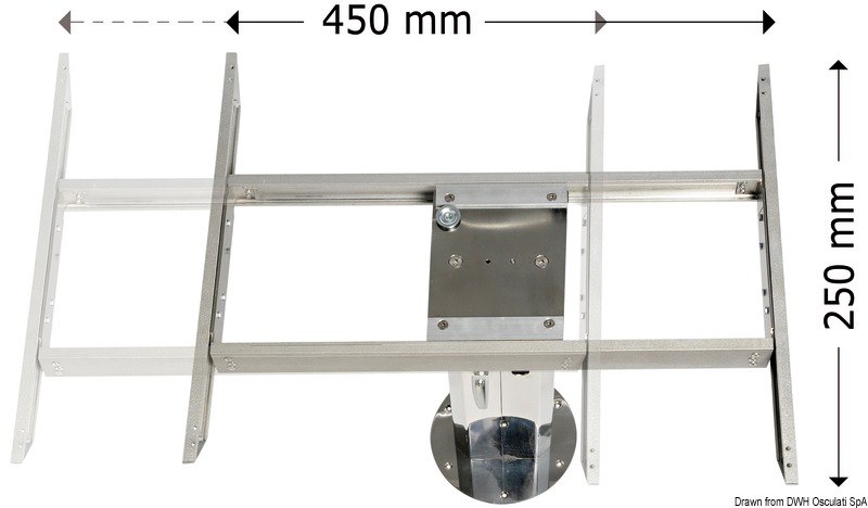 Traslatore bidirezionale per gambe tavolo