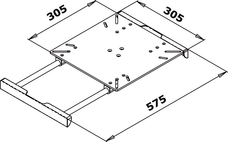 Slitte scorrevoli per tavoli a ribalta