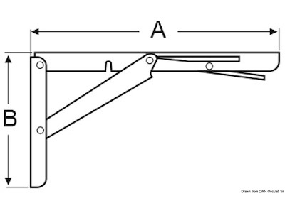 Bracci inox pieghevoli e sfilabili per tavoli 