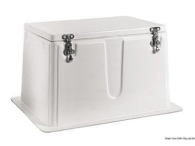 Cassapanca/copri serbatoio apribile