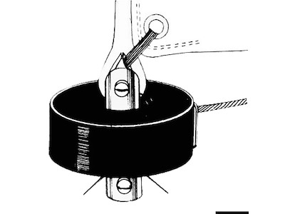 Girafiocco con ritorno manuale a cimetta e Girella testa albero SEA SURE
