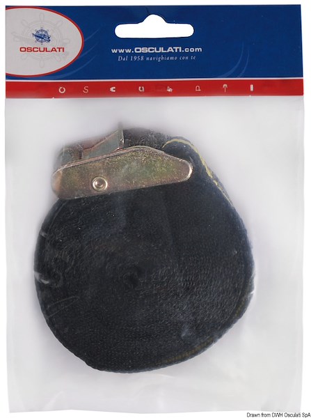 Cinghia in poliestere colorato con fibbia