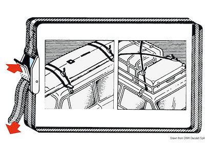 Cinghia in poliestere colorato con fibbia
