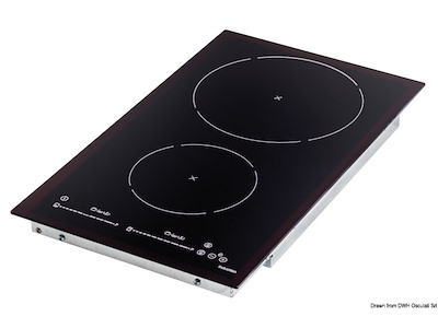Piani cottura in vetroceramica ad induzione con controllo multislider