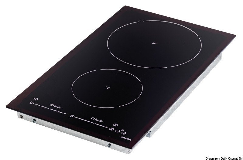 Piani cottura in vetroceramica ad induzione con controllo multislider