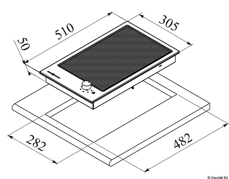 Piano elettrico in acciaio 