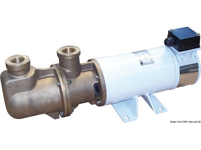 Elettropompa autoadescante monovite in bronzo 24V 