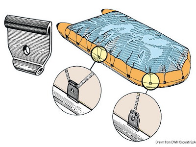 Aggancio nylon per teloni 