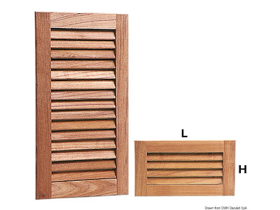 Griglie di areazione a persianetta ARC - spessore 18 mm