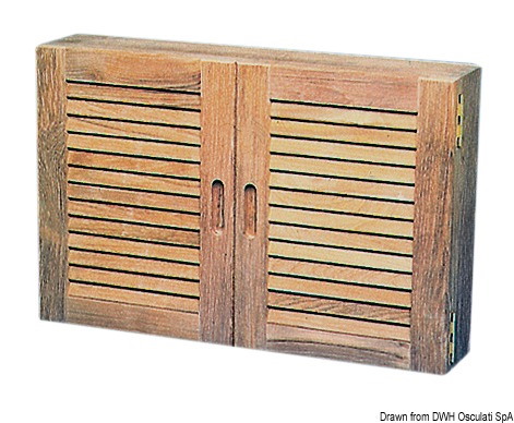 Armadietto teak 56 x 38 x 11 cm 