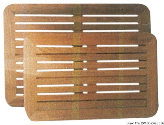 Piani tavolo con doghe separate ARC teak
