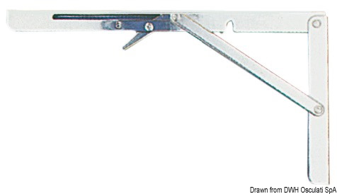 Bracci inox supporto tavolo 