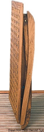 Tavolo ARC in teak regolabile in altezza