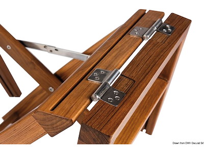 Sedia pieghevole ARC The Edge in teak