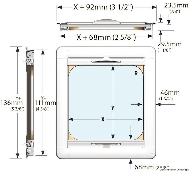 Tenda oscurante e zanzariera avvolgibili DOMETIC SkyScreen Roller Recessed – installate incassate e a filo celino