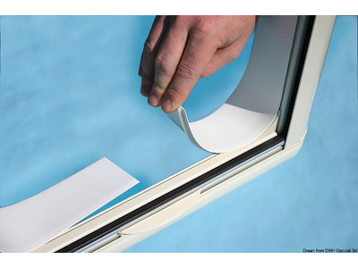 Controtelaio di finitura flessibile DOMETIC PVC Liner per Skyscreen – applicabile a Surface Skyscreen e a Recessed Skyscreen