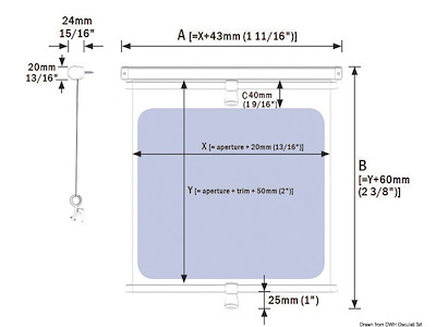 Tenda avvolgibile a rullo DOMETIC Skyshade Portshade 320 per oblò e finestrini