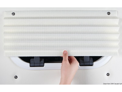 Tenda a plissé DOMETIC SkySol PleatedShade per oblò e finestrini