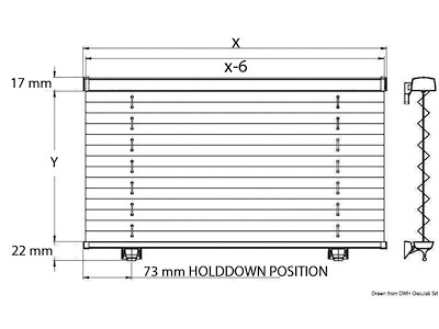 Tenda a plissè DOMETIC Skysol Motion per passauomo ed oblò