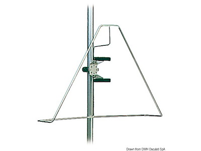 Supporto per salvagente a ferro di cavallo