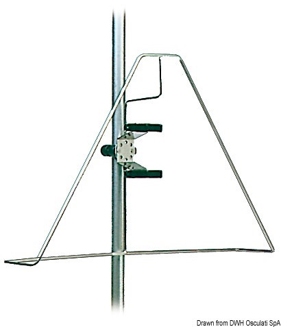 Supporto per salvagente a ferro di cavallo