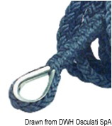 Cima di ormeggio impiombata ad alta tenacità