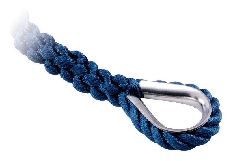 Cima ormeggio 3 capi impiombata con redancia