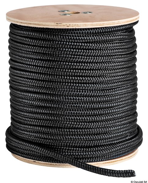 Doppia treccia, 16 fusi da Ø mm 5 a 16, 24 fusi da Ø mm 18 a 24, in morbido poliestere ad alta tenacità