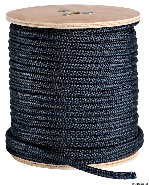 Doppia treccia, 16 fusi da Ø mm 5 a 16, 24 fusi da Ø mm 18 a 24, in morbido poliestere ad alta tenacità