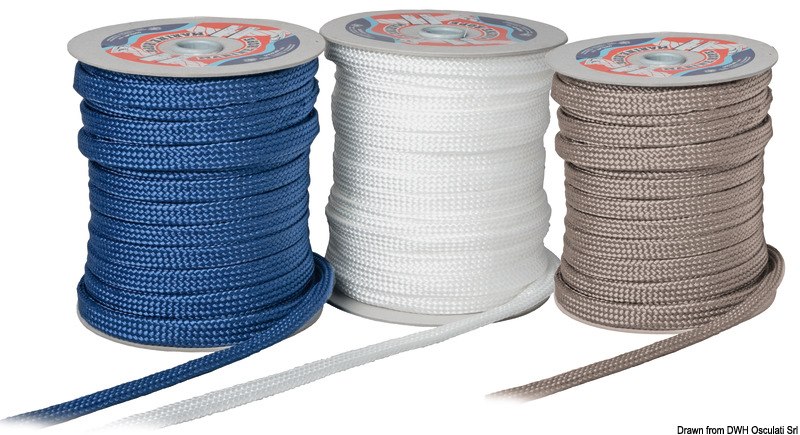 Treccia/piattina in polipropilene a 32 fusi