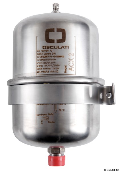 Serbatoio di espansione universale per autoclavi e scalda bagni