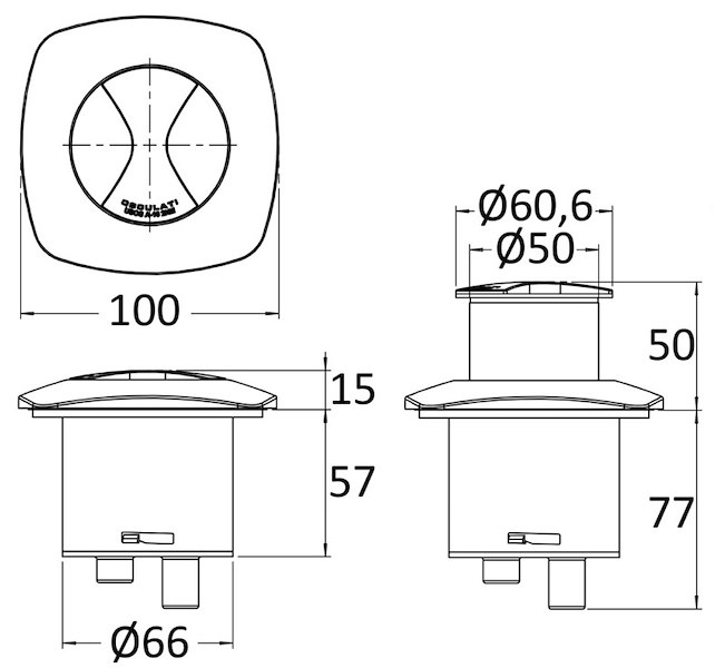 Luce di via bicolore a scomparsa Borea 