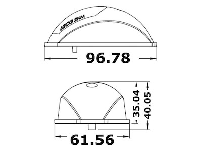 Luci di via EVOLED con sorgente luminosa a LED a basso consumo