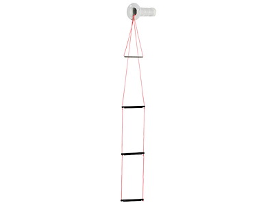 Scaletta di emergenza ad incasso a 3 gradini