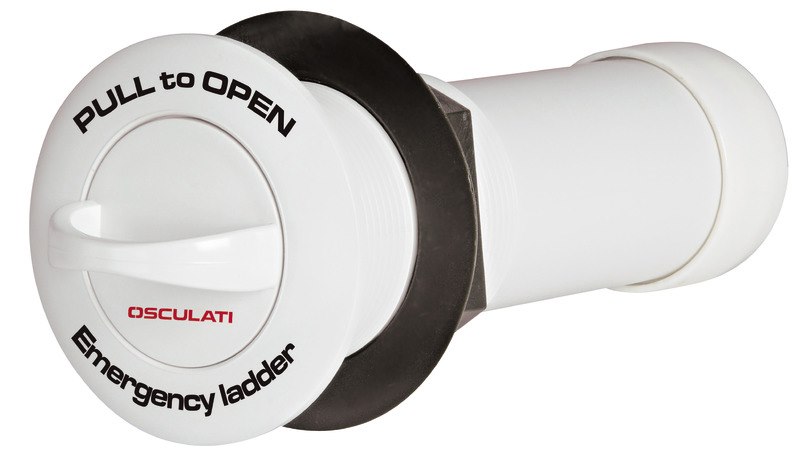 Scaletta di emergenza ad incasso a 3 gradini