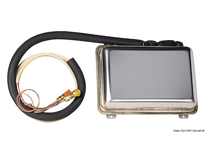 Evaporatore con giunti rapidi e termostato da collegare a 50.932.00/02