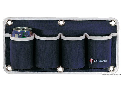 Tasca portabicchieri/portalattine COLUMBUS