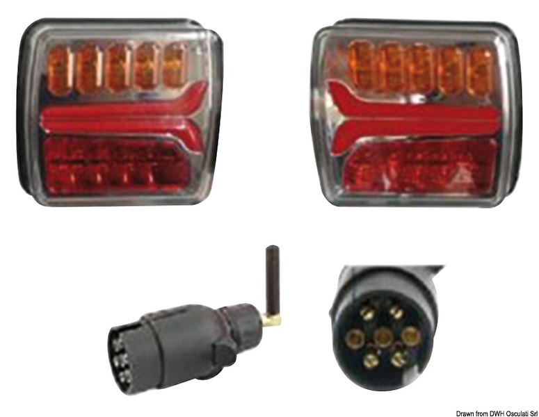 Kit luci LED senza fili - alimentazione a batteria 