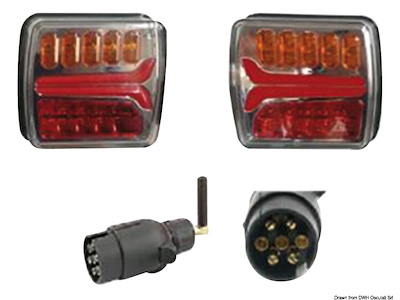 Kit luci LED senza fili - alimentazione a batteria 