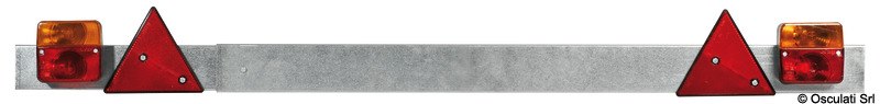 Barra posteriore luci regolabile 110/190 cm 