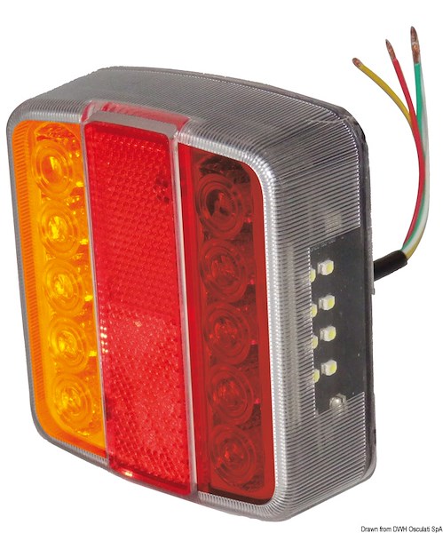 Fanale posteriore a LED