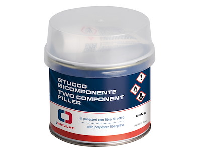 Stucco per fibra di vetro Osculati 200 g 