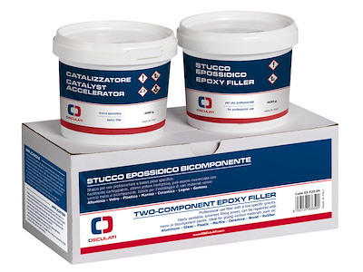 Stucco epossidico bicomponente 600 g 