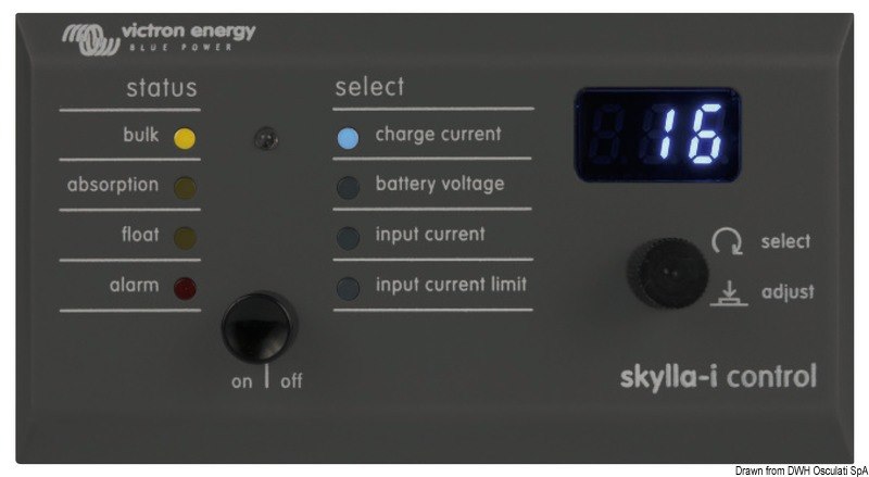Caricabatteria VICTRON Skylla IP65 a microprocessore
