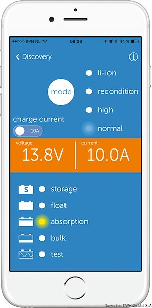 Caricabatteria VICTRON Bluesmart IP65 con connessione Bluetooth
