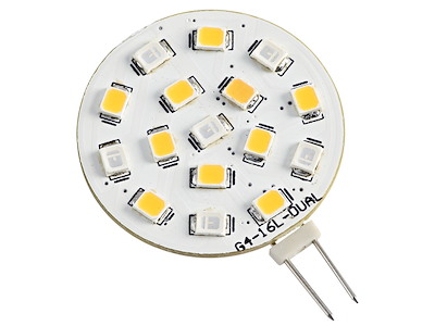 Lampadina LED SMD bicolore zoccolo G4