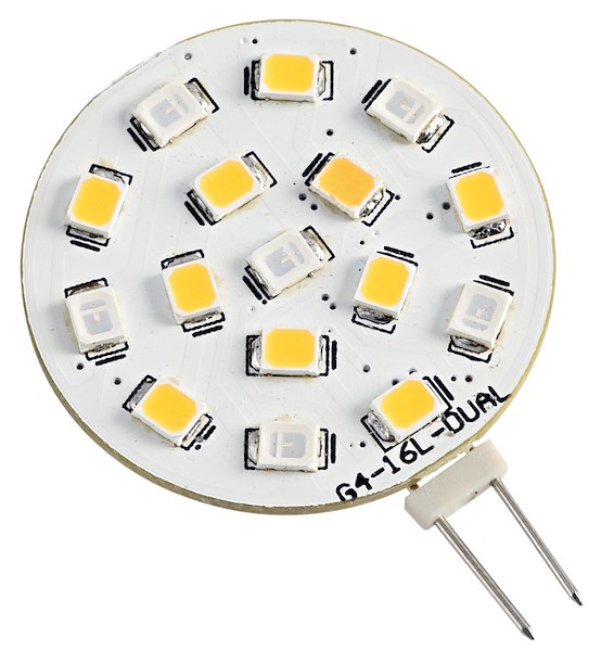 Lampadina LED SMD bicolore zoccolo G4