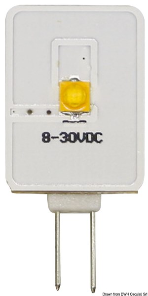 Lampadina LED G4 attacco laterale 12/24V 